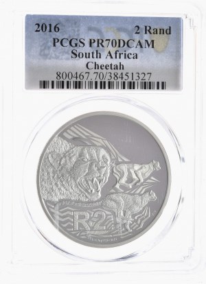 Južná Afrika, 2 Randy, 2016. PCGS PR70