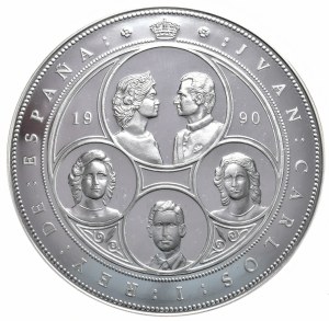 Spagna, 10.000 Pesos, 1990, 5 oz.