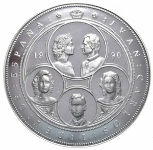 Spain, 10,000 Pesos, 1990, 5oz.