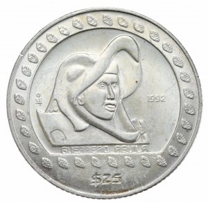 Mexiko, 25 Pesos, 1992. 1/4 Unze