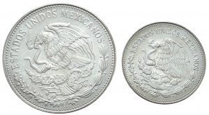 Mexico, 25 and 50 Pesos, 1985.