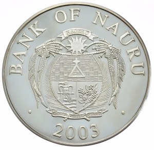 Nauru, 10 dollari, 2003. Trasformatore