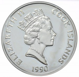 Isole Cook, 50 dollari, 1990. F. Drake