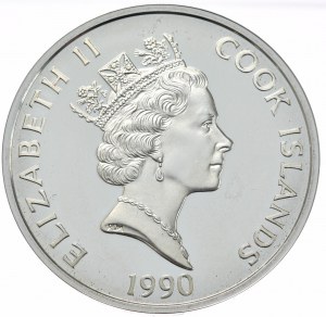 Cook Islands, 50 Dollars, 1990. M. Twain