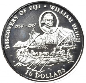 Fidji, 10 dollars, 1993.