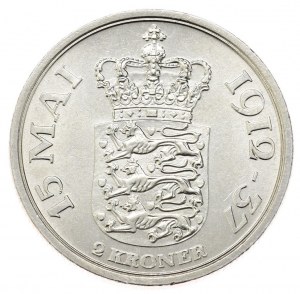 Danemark, 2 couronnes, 1937.