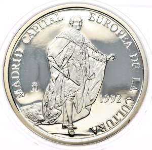 Hiszpania, 5 Ecu, 1992r. 1oz.