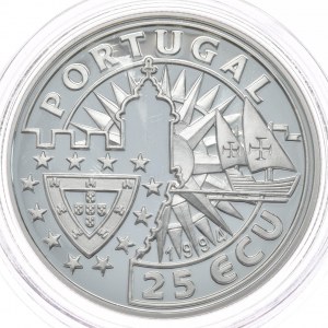 Portugalia, 25 Ecu, 1994r. Manuel I