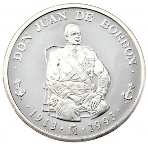 Espagne, 5 écus, 1993. J. de Borbon