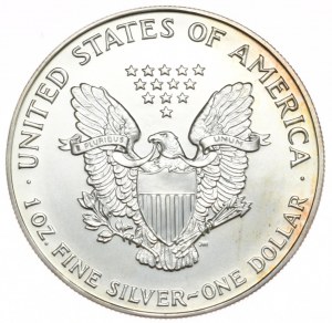 USA, 1 Dollar, 1993, 1 oz, fine silver