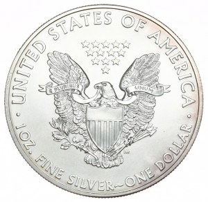 USA, 1 dolar, 2011, 1 oz, ryzí stříbro