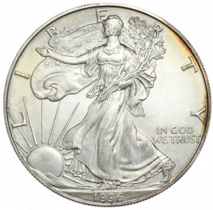 États-Unis, 1 dollar, 1996, 1 oz, argent fin
