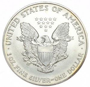 USA, 1 Dollar, 1996, 1 oz, fine silver