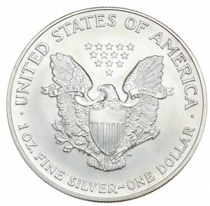 USA, 1 dolár, 2004, 1 oz, rýdze striebro