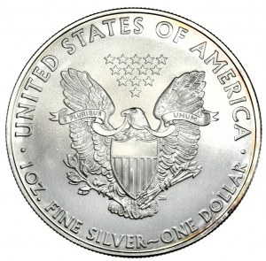 USA, 1 Dolar, 2010r., 1 oz, srebro 999
