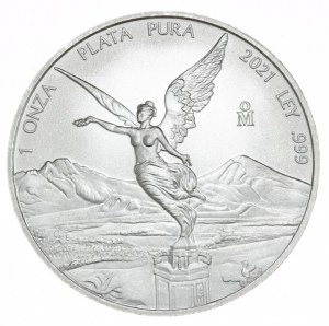 Mexico, Libertad 2021, 1oz, fine silver