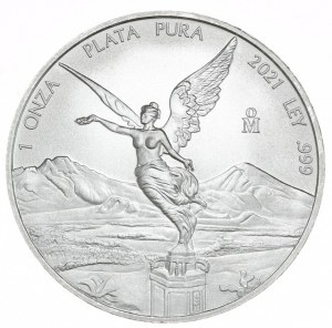 Mexico, Libertad 2021, 1oz, fine silver