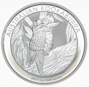 Austrália, Kookaburra, 2014. 1oz.