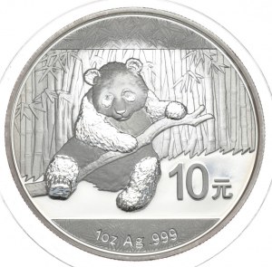 China, Panda, 2014, 1oz., fine silver