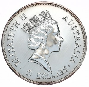 Australia, Kookaburra, 1990, 1 oz., Ag 999