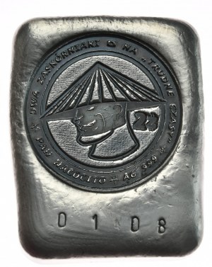 Sztabka odlewana, Nacocito, 126g, srebro 999