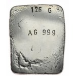 Sztabka odlewana, Nacocito, 126g, srebro 999
