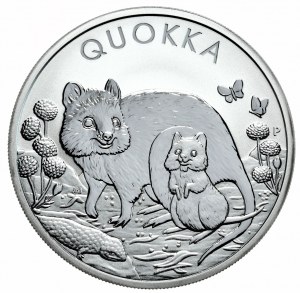 Australia, Quokka, 2021, 1oz.