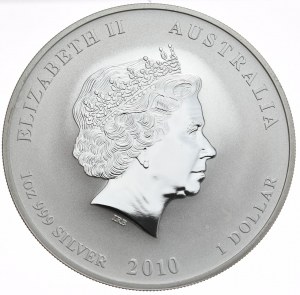 Austrálie, Rok tygra, 2010, 1oz., Lunar II