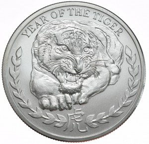 Somaliland, Year of the Tiger, 2010, 1oz,