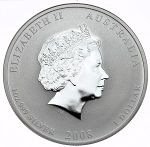 Austrália, rok myši, 2008, 1oz.