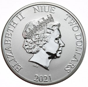 Niue, 2021, Piráti, 1oz.