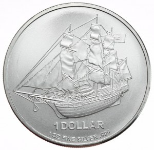 Wyspy Cooka, 1 Dolar, 2009r., HMS Bounty