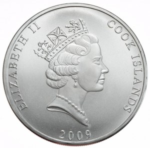 Cookovy ostrovy, 1 dolar, 2009, HMS Bounty