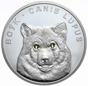 Biélorussie, 20 RUB, 2007, Loup