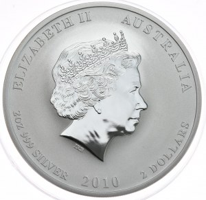 Austrália, Lunár II, Rok tigra, 2010, 2oz.