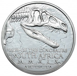 Jihoafrická republika, 25 Rand, 2019. Archosauria