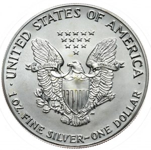USA, Liberty Silver Eagle 1987 dollar, 1 oz, 999 AG once