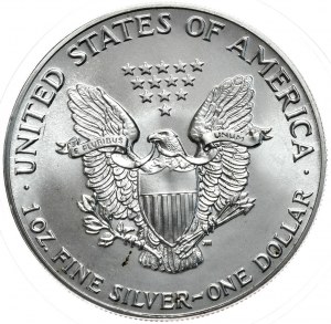 USA, Liberty Silver Eagle 1987 dollar, 1 oz, 999 AG ounce