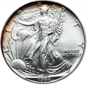 USA, 1 dollaro, 1994, 1 oz, argento fino