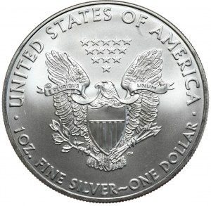 USA, dolar Liberty Silver Eagle 2008, 1 oz, uncja 999 AG