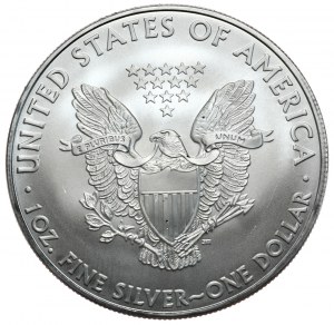 USA, Liberty Silver Eagle dollar 2010, 1 oz, 999 AG once