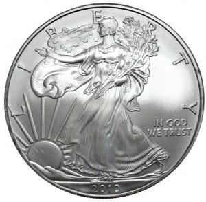 USA, dollaro d'argento Liberty Eagle 2010, 1 oz, 999 AG oncia