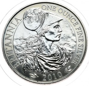 Spojené království, Británie 2010, 1 oz, 1 oz Ag 999