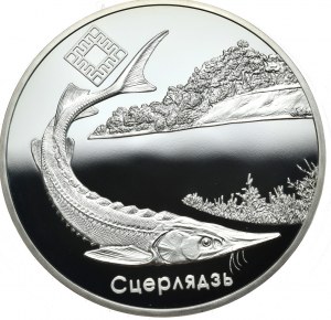 Biélorussie, 20 RUB, 2007, esturgeon