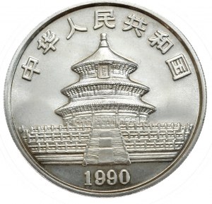 Chiny, Panda, 1990r., 1oz.