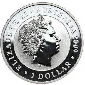 Austrália, koala 2009, 1 oz, 1 oz Ag 999