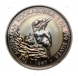 Australie, Kookaburra, 1997, 1 oz, Ag 999 once