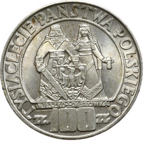 Poland, 100 zloty, 1966, Mieszko and Dabrowka