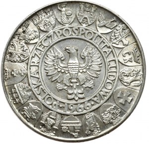 Poland, 100 zloty, 1966, Mieszko and Dabrowka