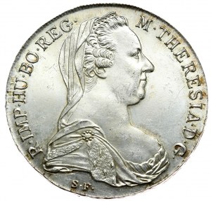 Austria, Maria Teresa, tallero 1780, nuovo conio